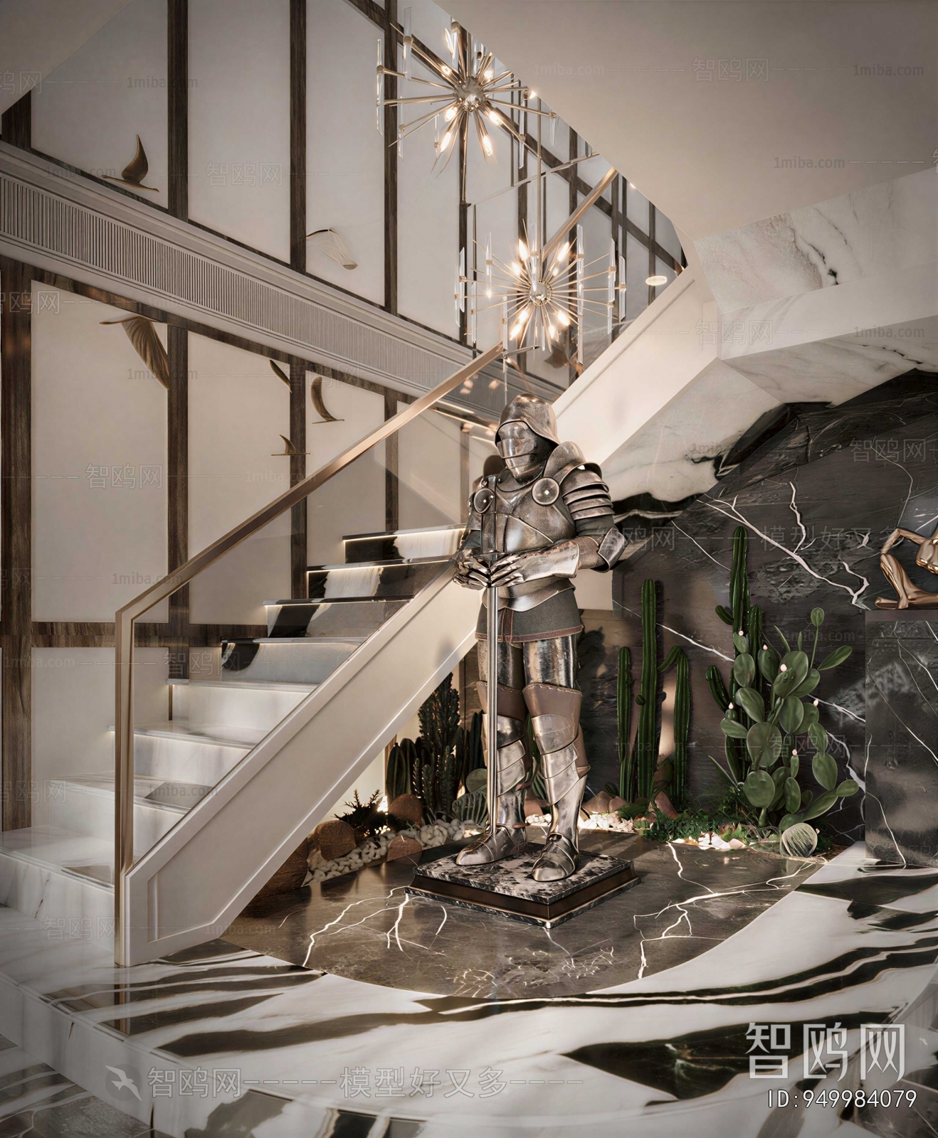 Modern Office Stairwell