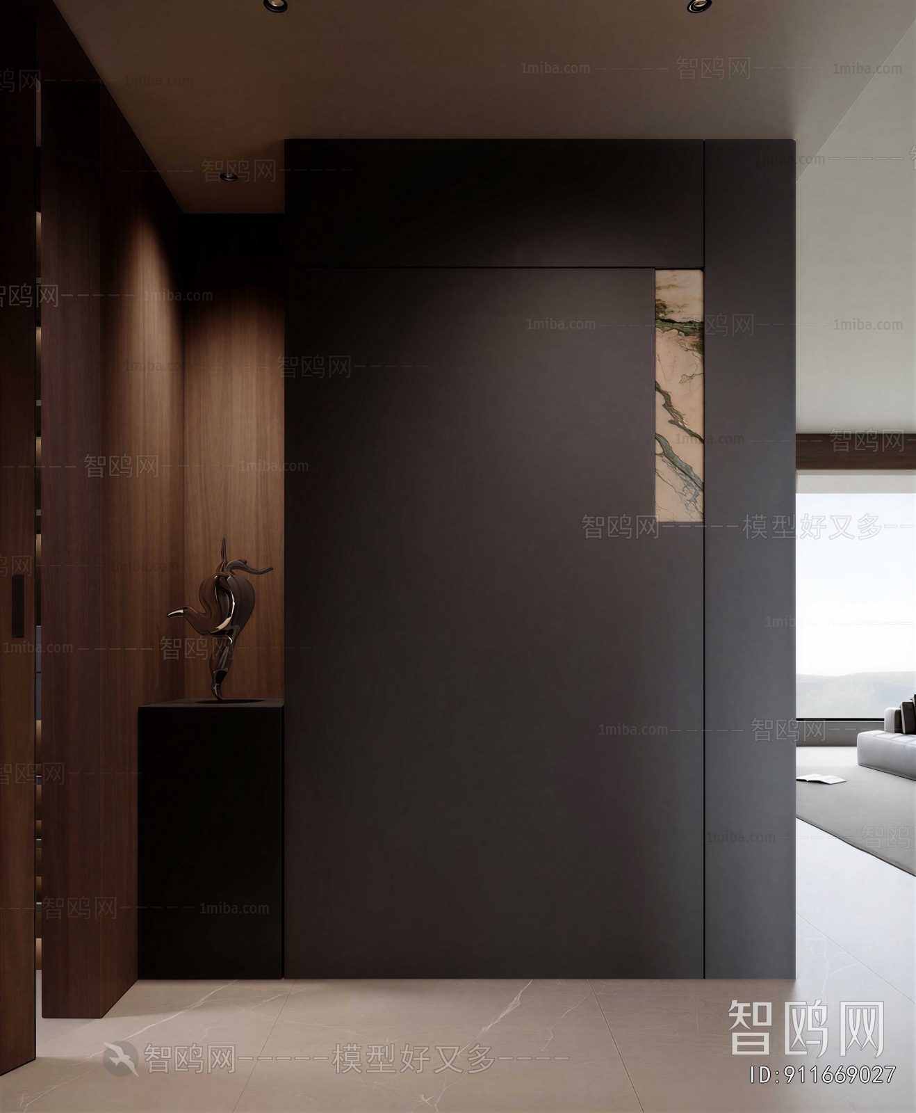 Modern Entrance Cabinet
