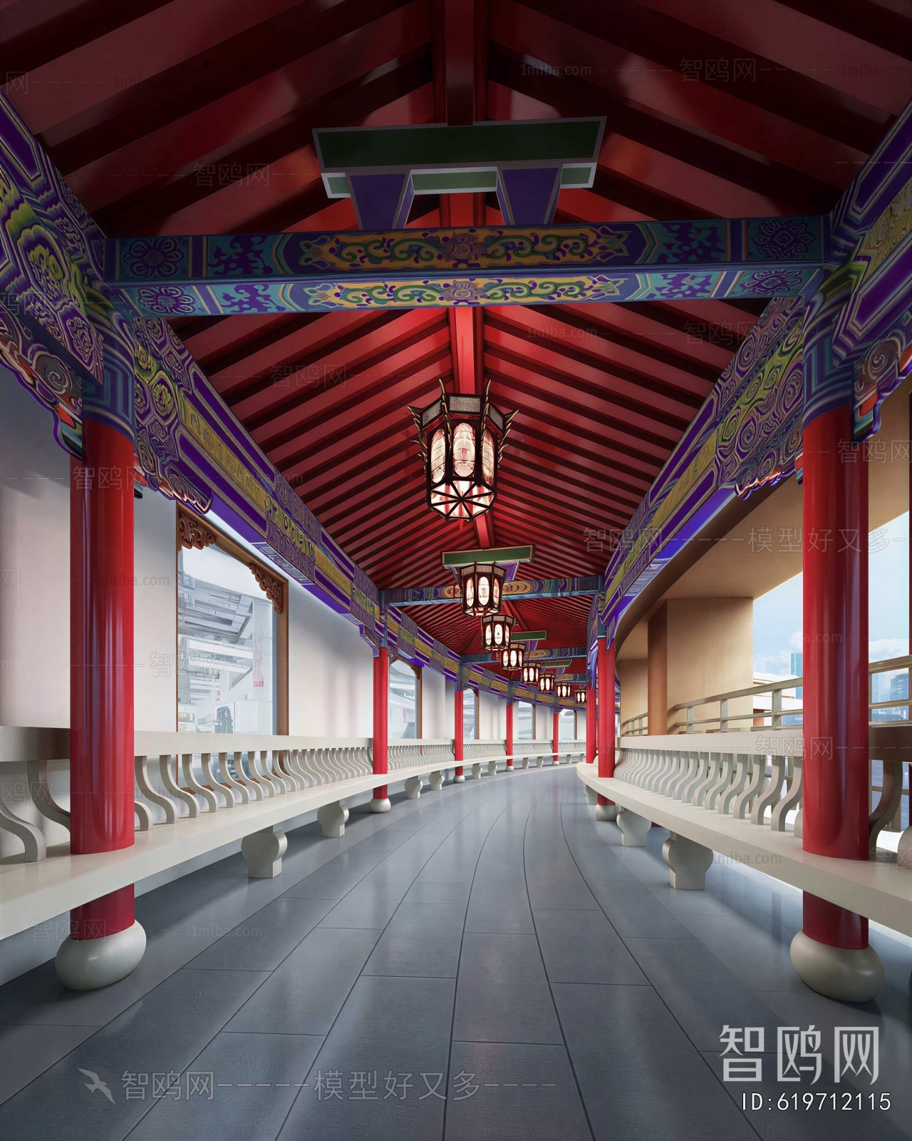Chinese Style Gallery Frame