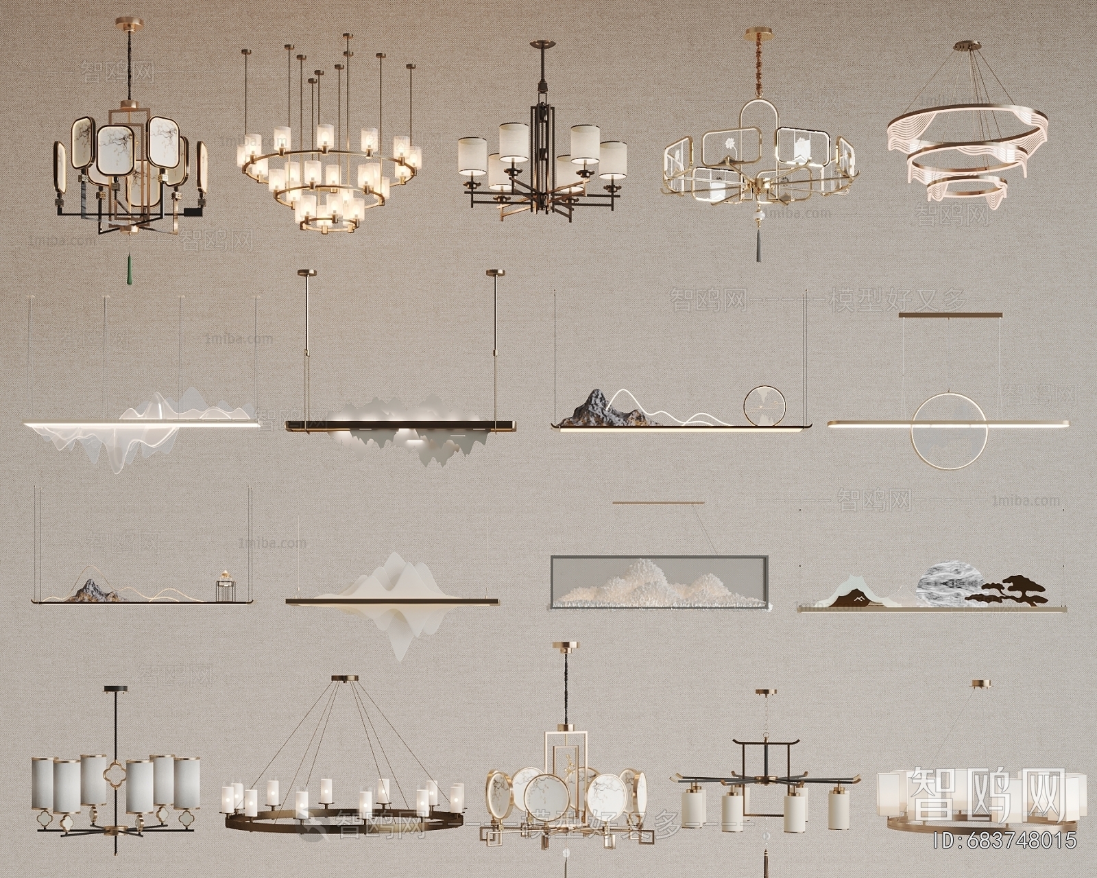 New Chinese Style Droplight