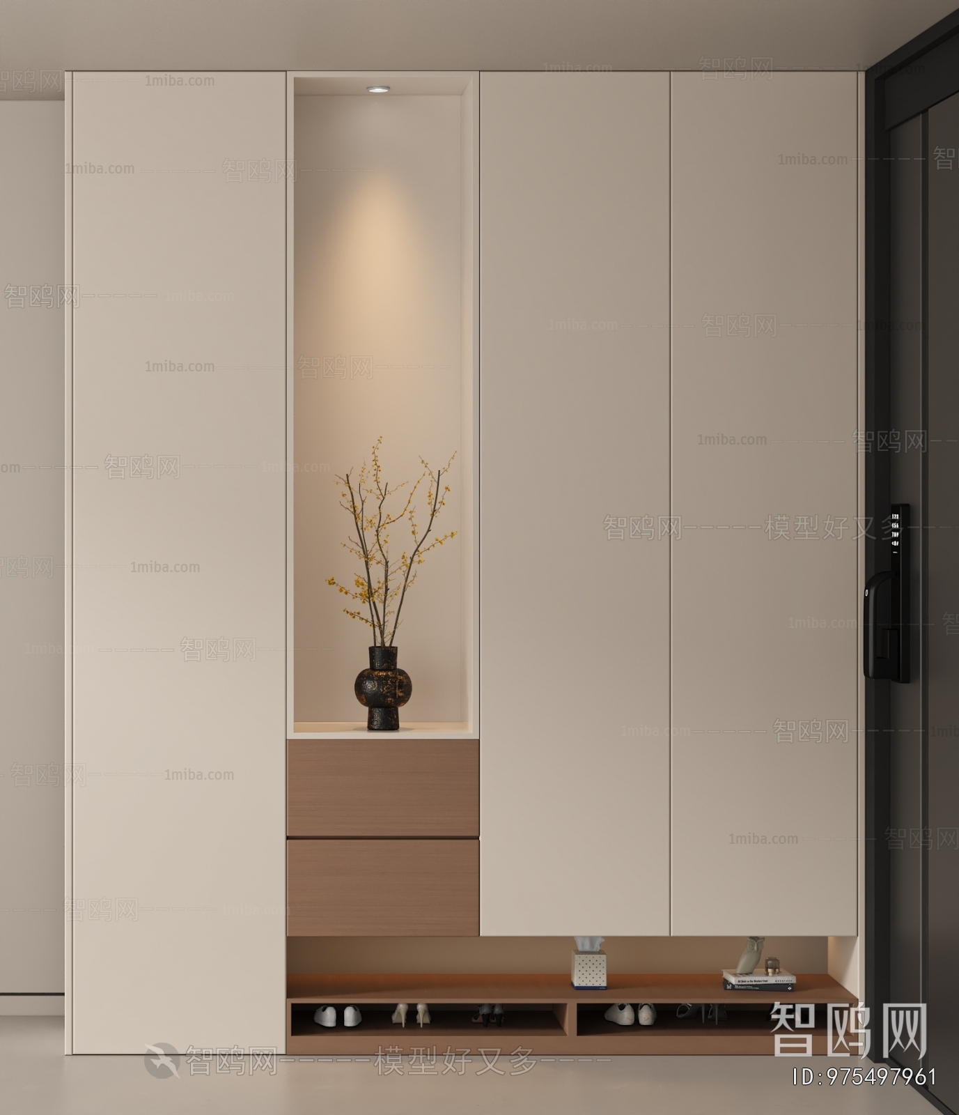 Modern Shoe Cabinet