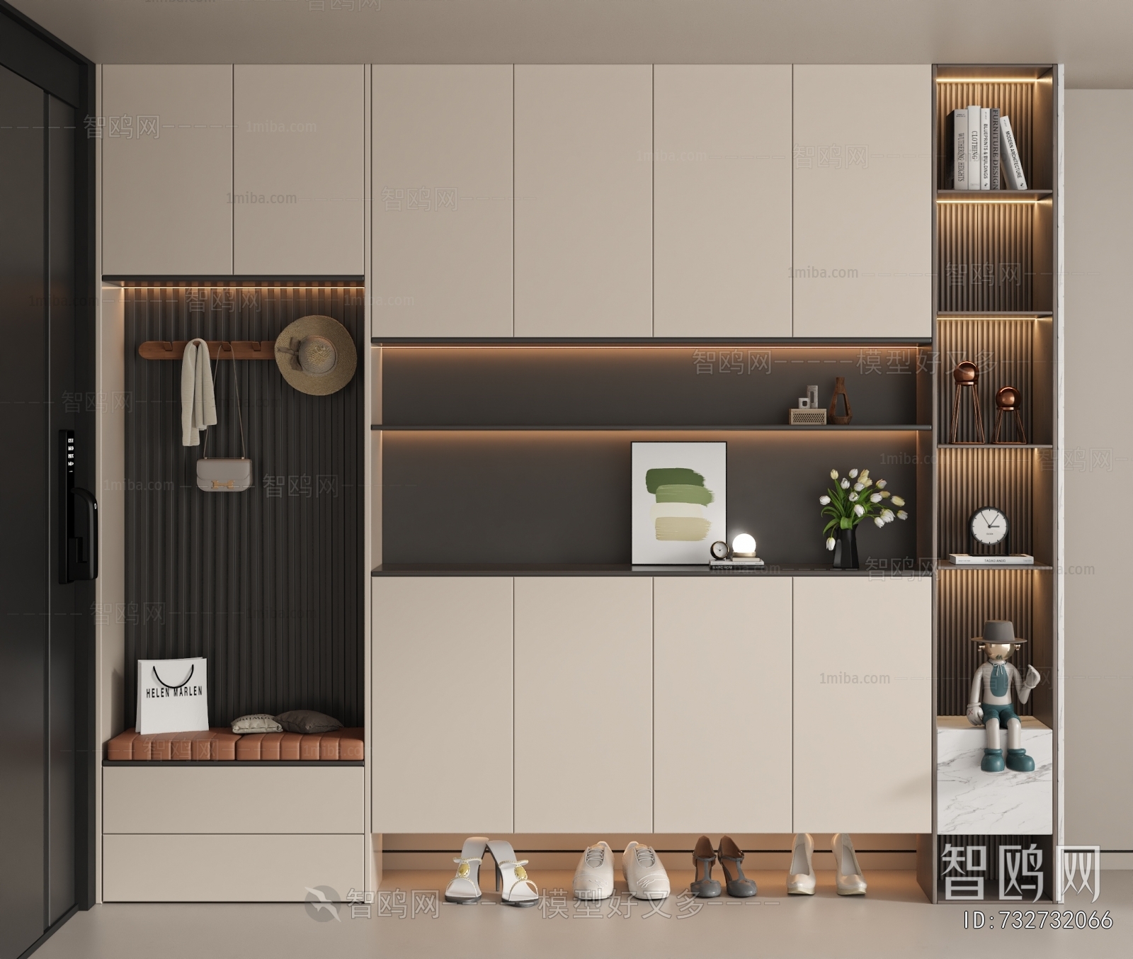 Modern Shoe Cabinet
