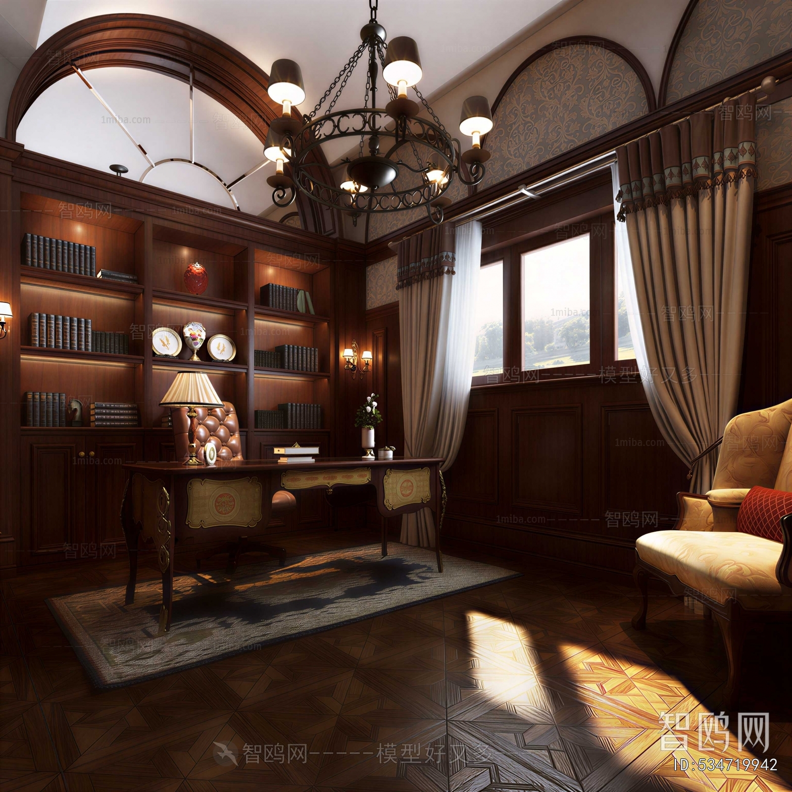 American Style Study Space