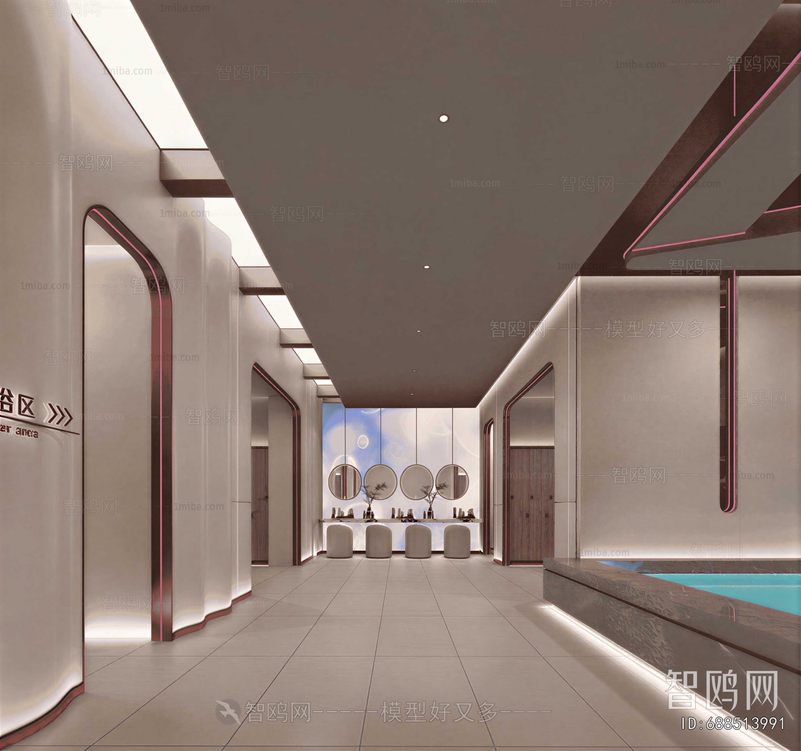 Modern Office Aisle