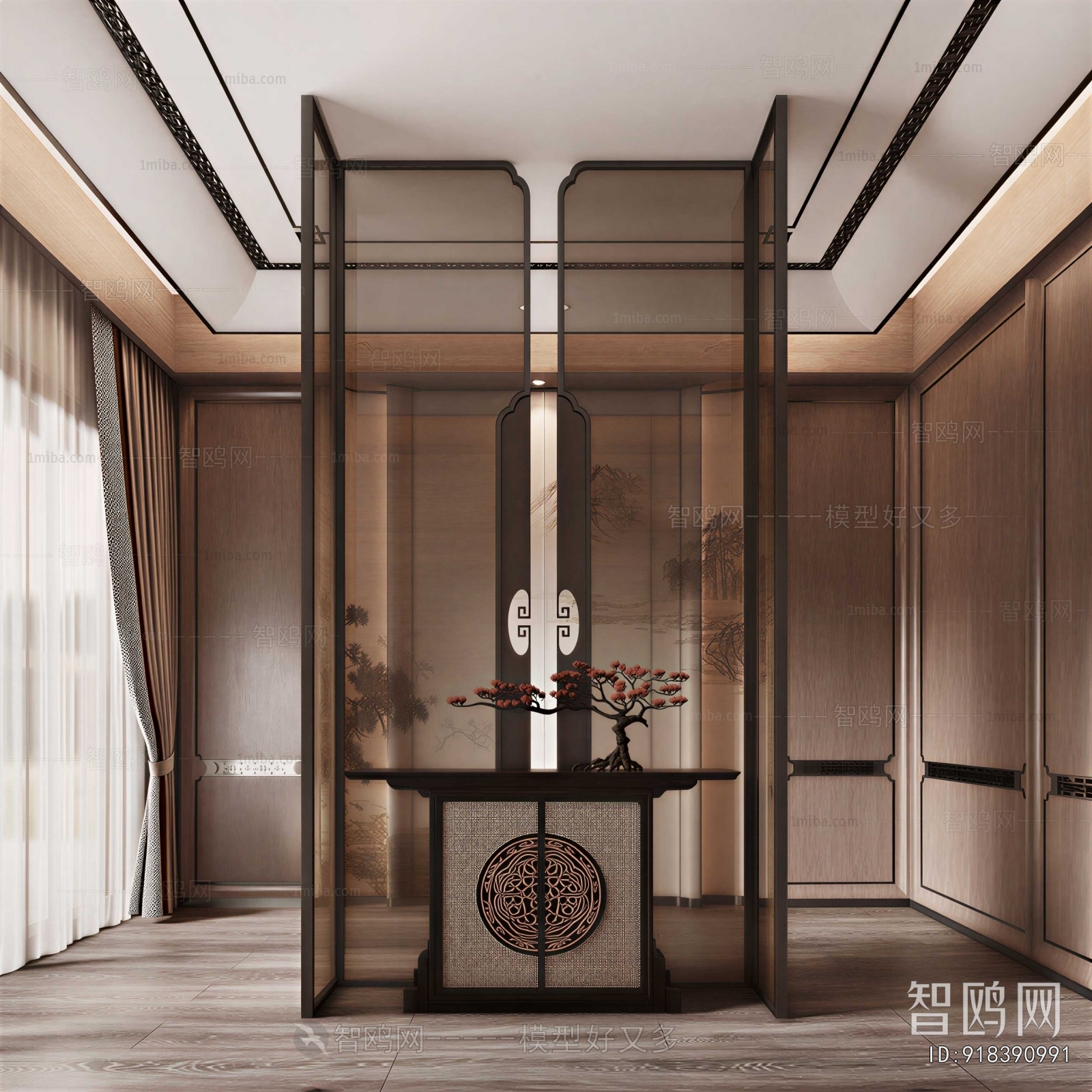 New Chinese Style Hallway