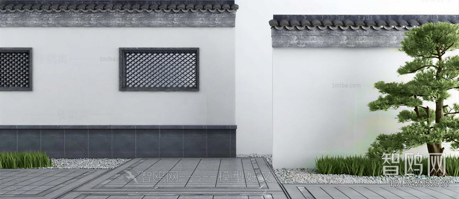 Chinese Style Landscape Wall