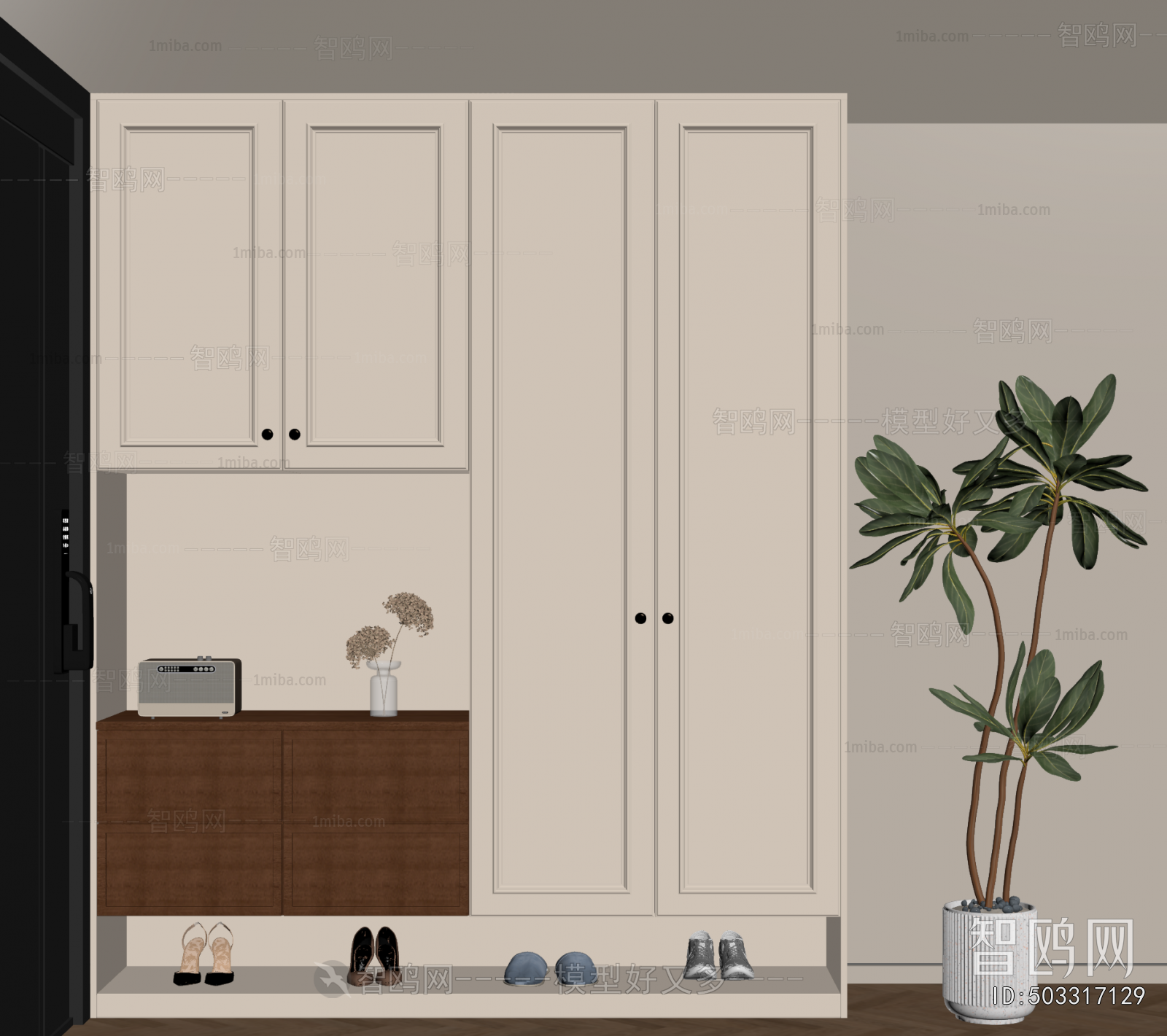Modern Shoe Cabinet