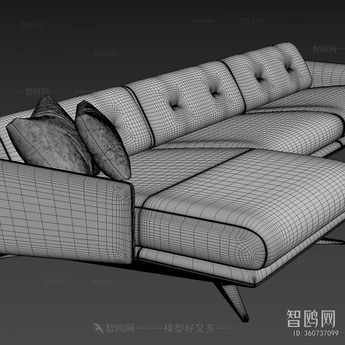 Modern Three-seat Sofa