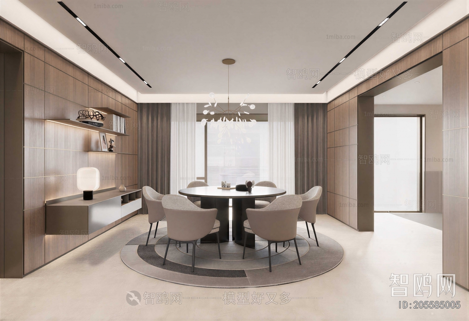 New Chinese Style Dining Room