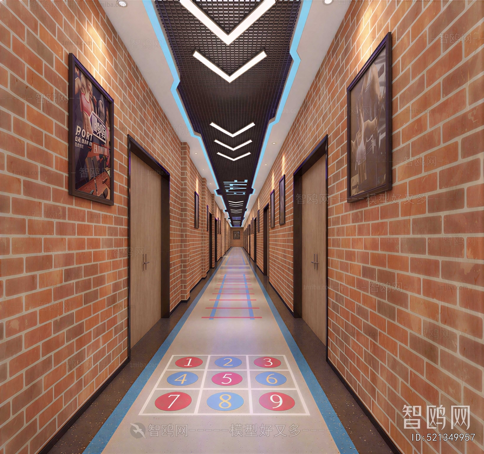 Modern Corridor/elevator Hall