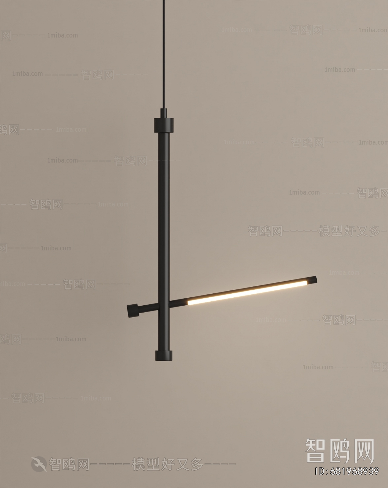 Modern Long Chandelier