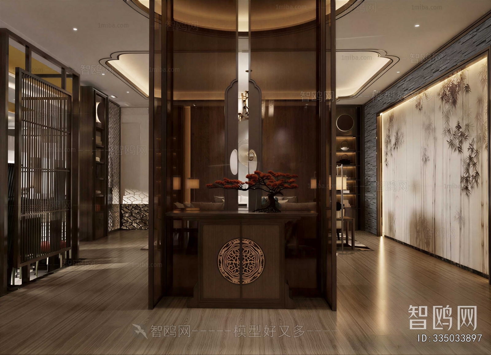 New Chinese Style Hallway