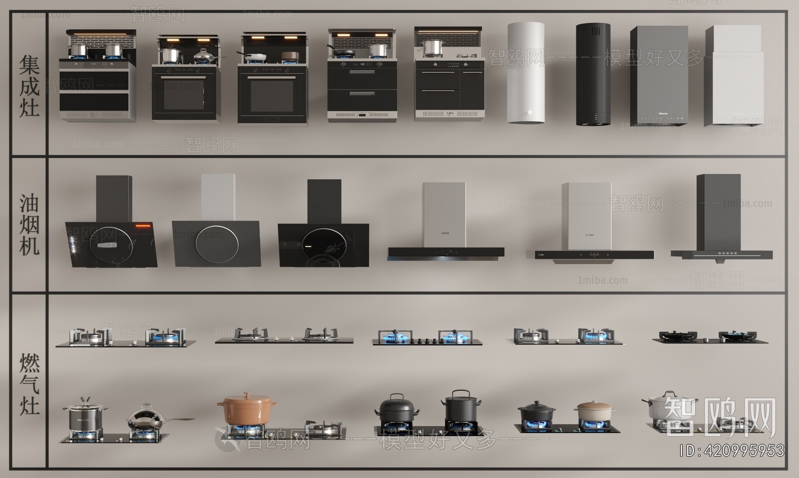 Modern Electric Kitchen Appliances