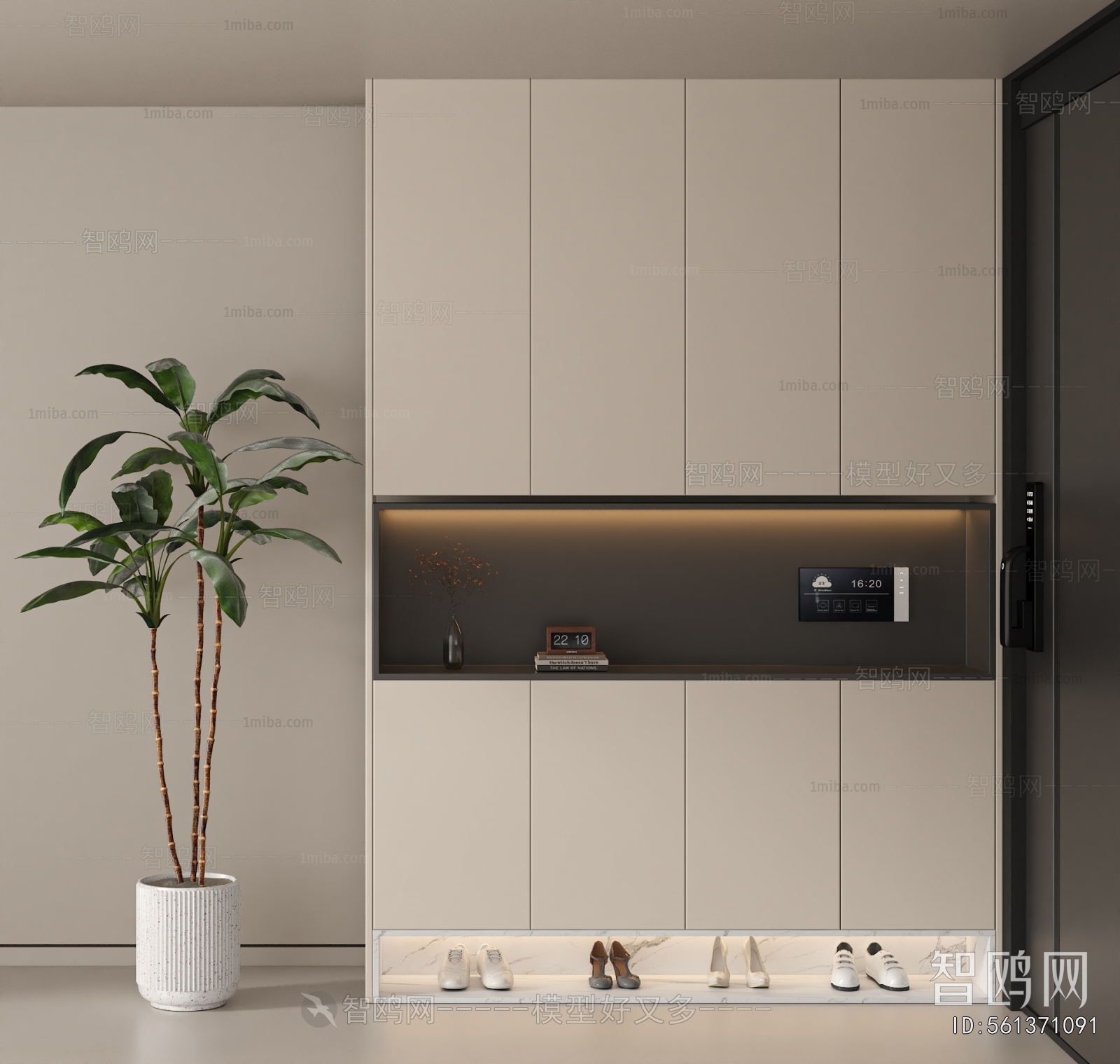 Modern Shoe Cabinet