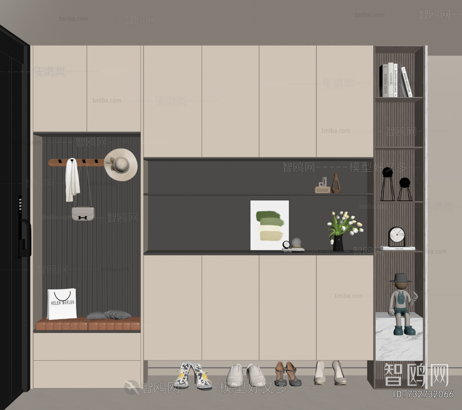 Modern Shoe Cabinet