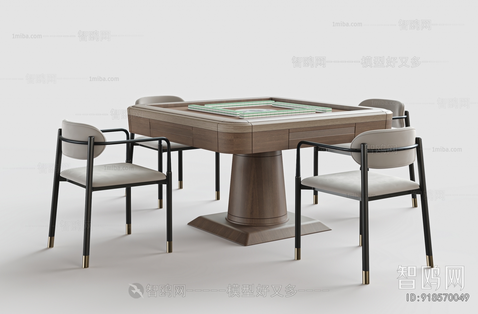 Modern Mahjong Tables And Chairs