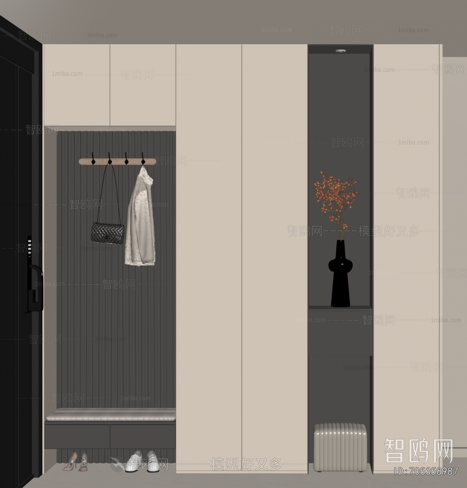 Modern Shoe Cabinet