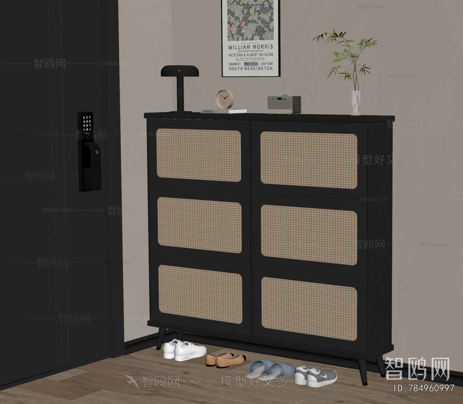 Modern Shoe Cabinet