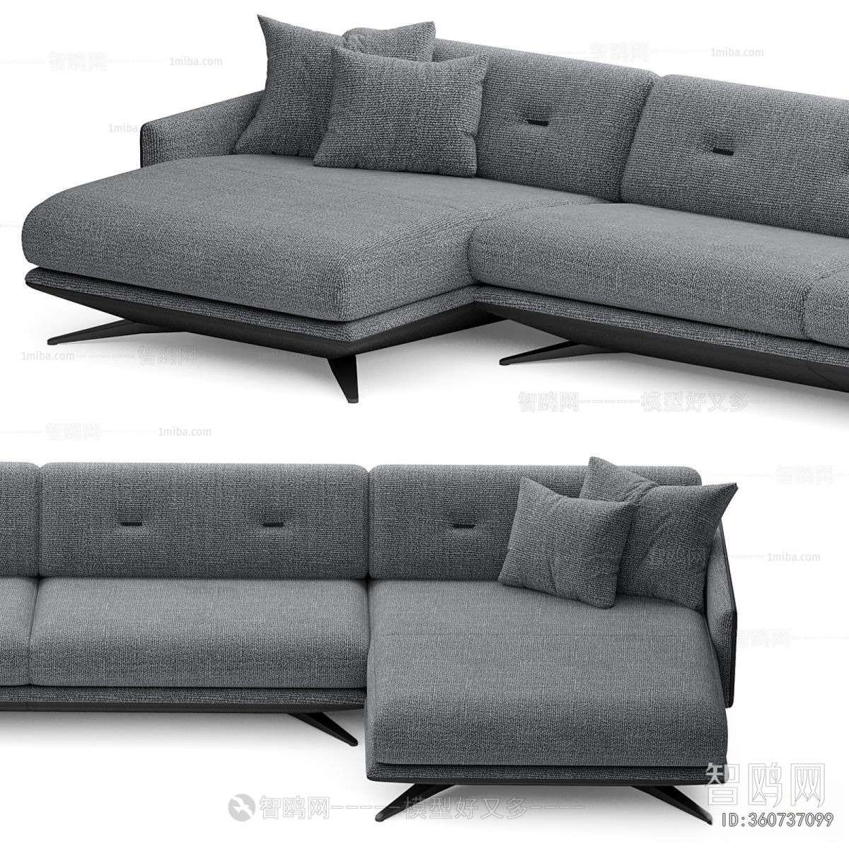 Modern Three-seat Sofa