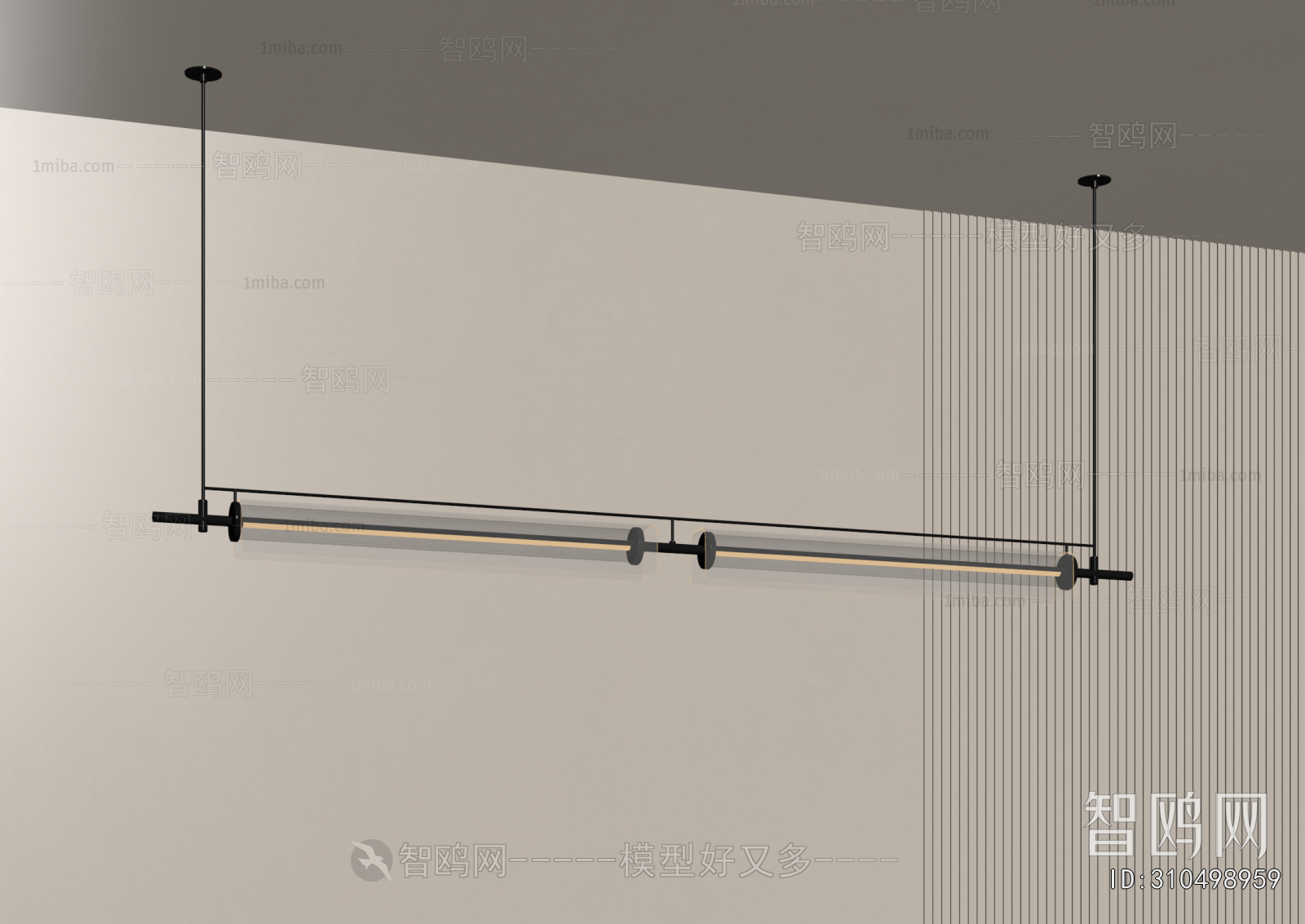 Modern Long Chandelier