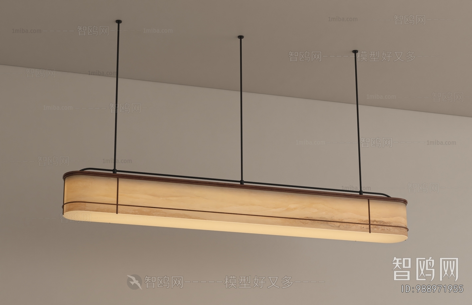 Modern Long Chandelier
