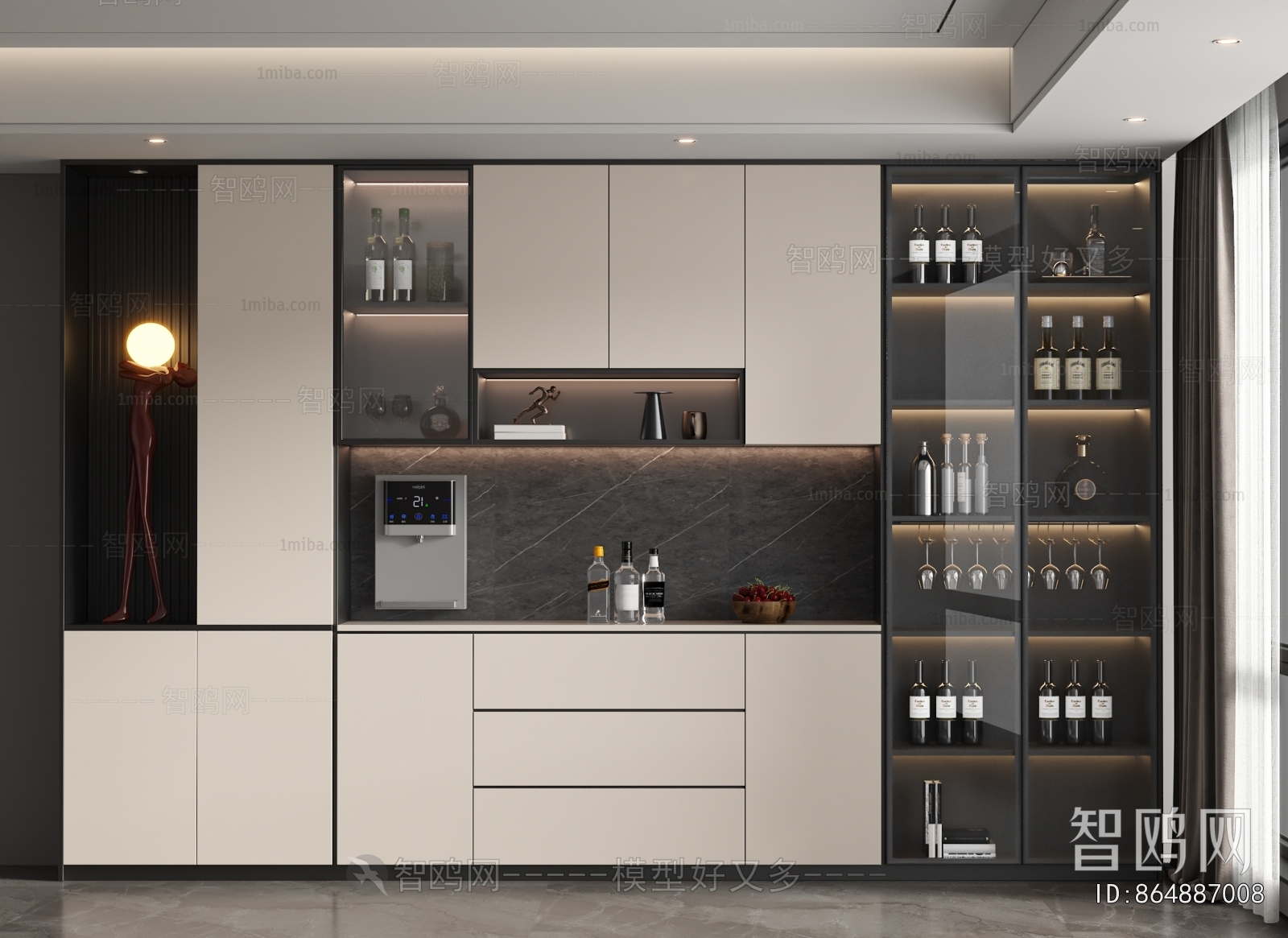 Modern Wine Cabinet