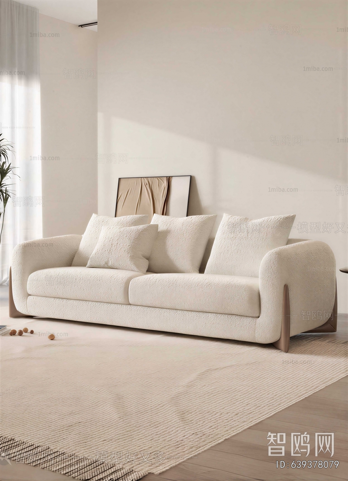Modern Three-seat Sofa