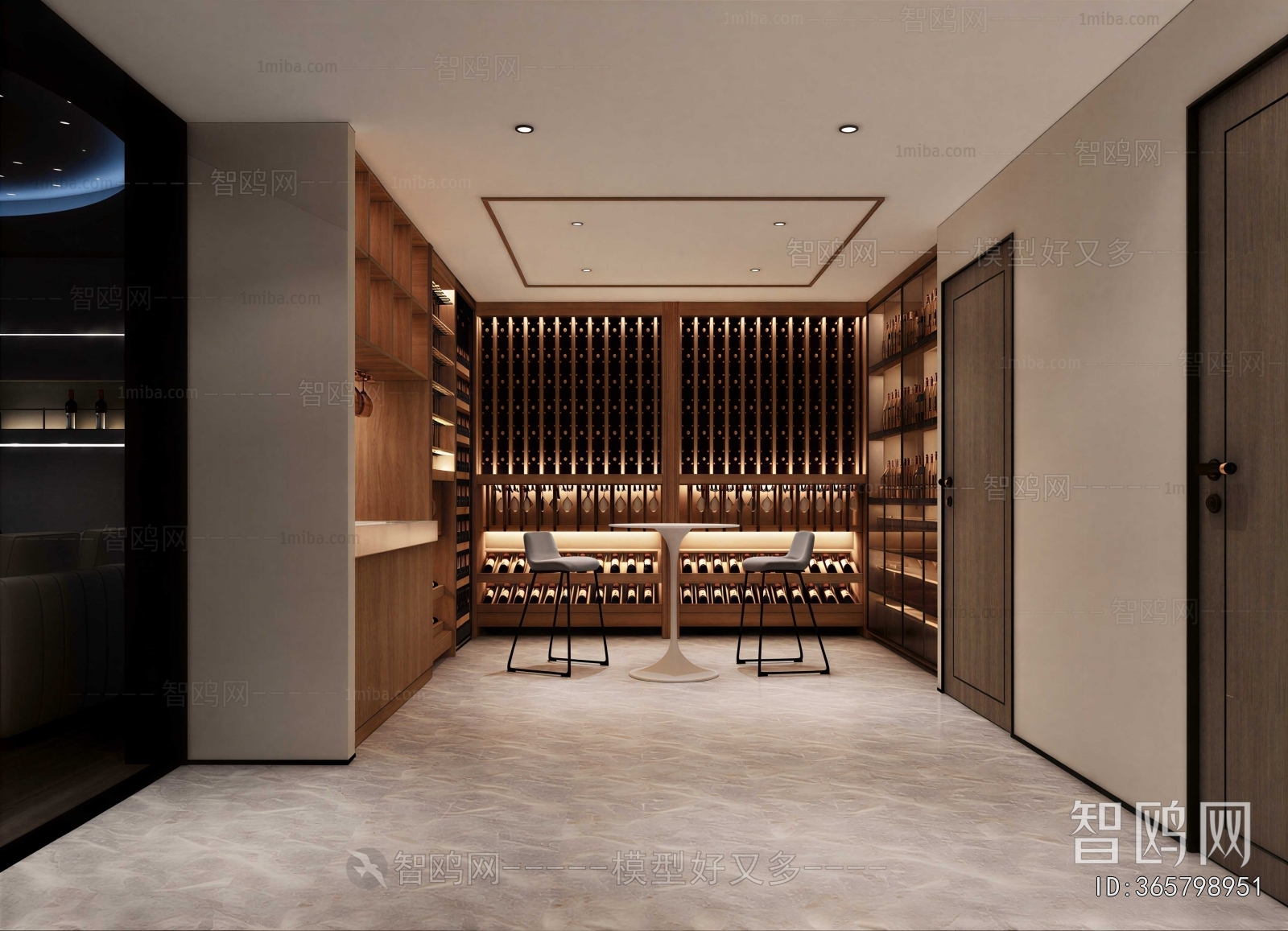 New Chinese Style Wine Cellar/Wine Tasting Room