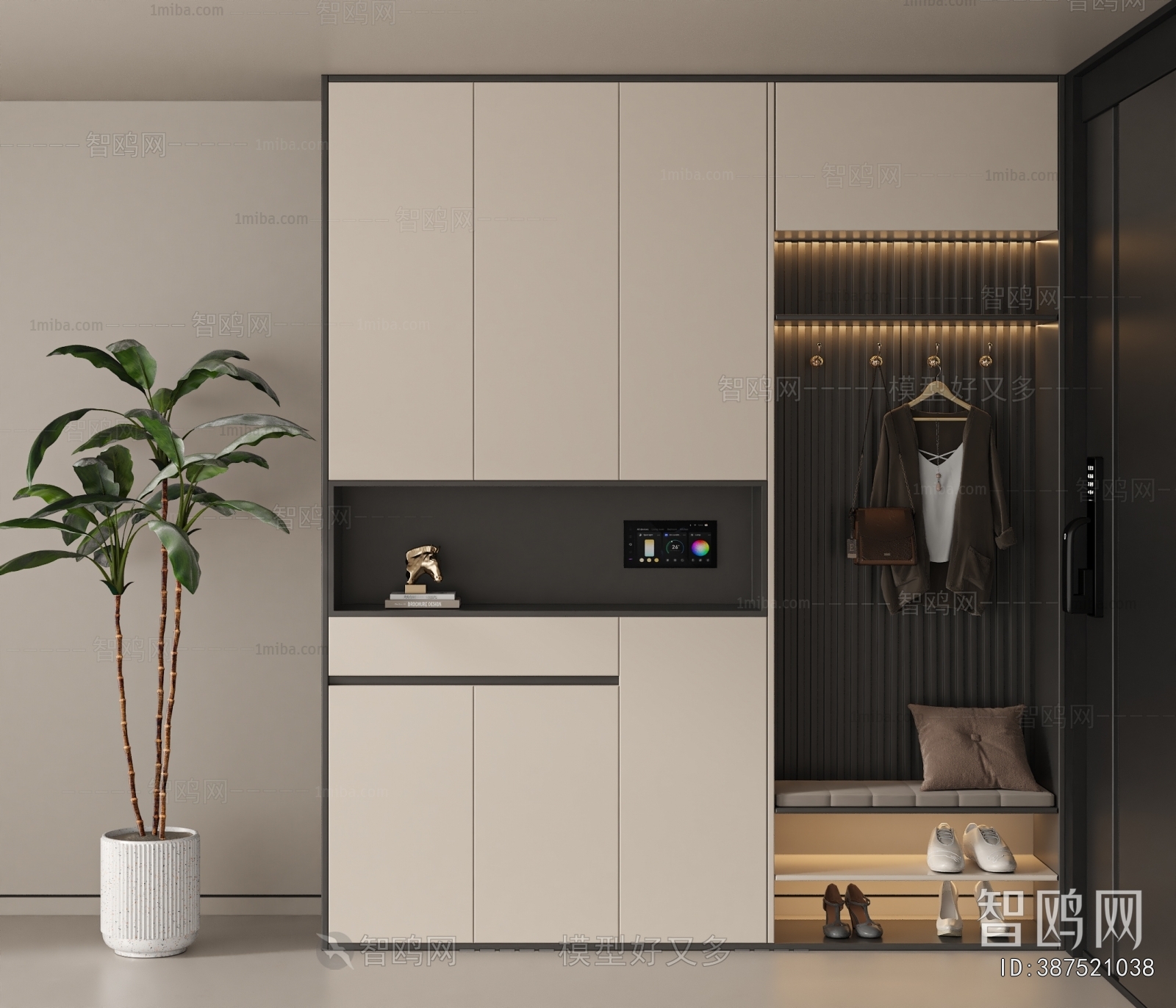 Modern Shoe Cabinet