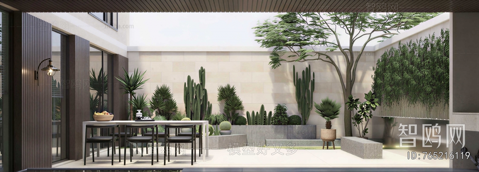 Modern Courtyard/landscape