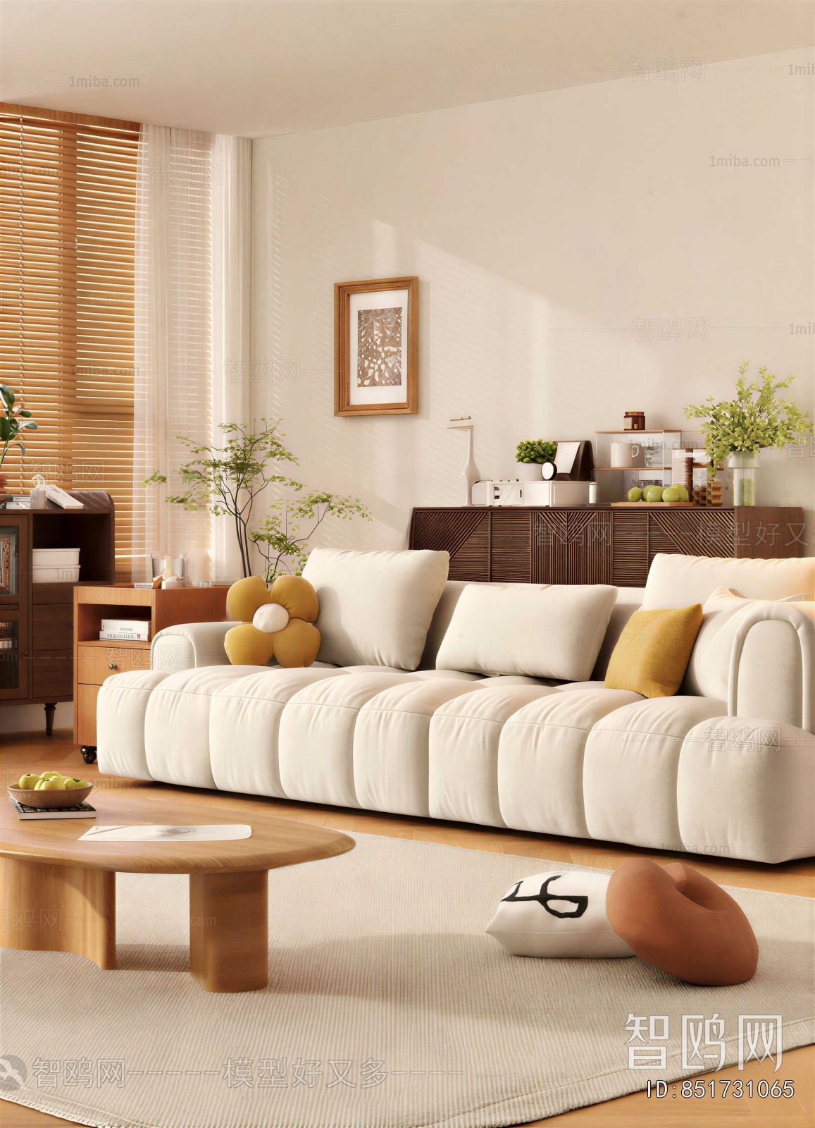 Modern Three-seat Sofa