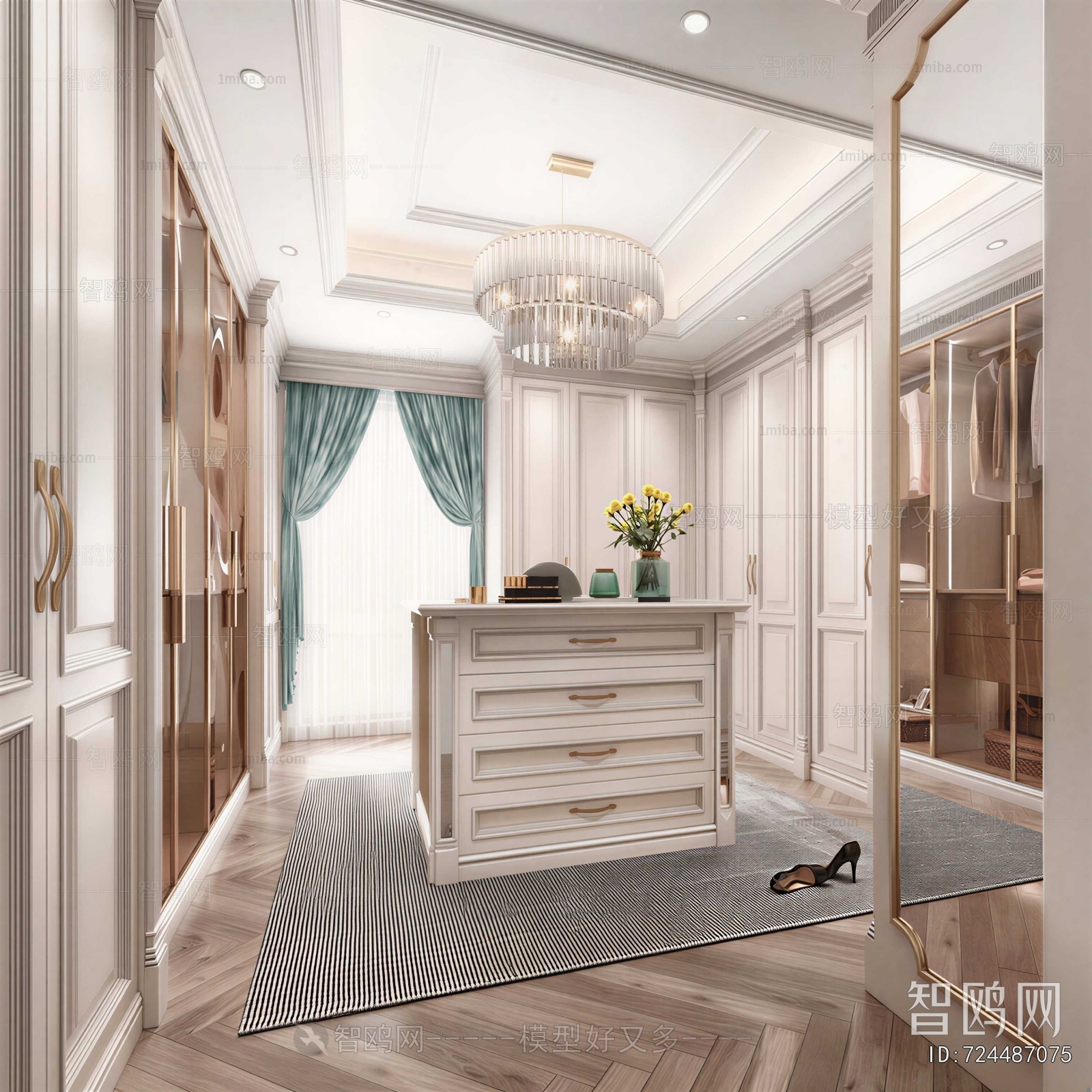 Modern Clothes Storage Area