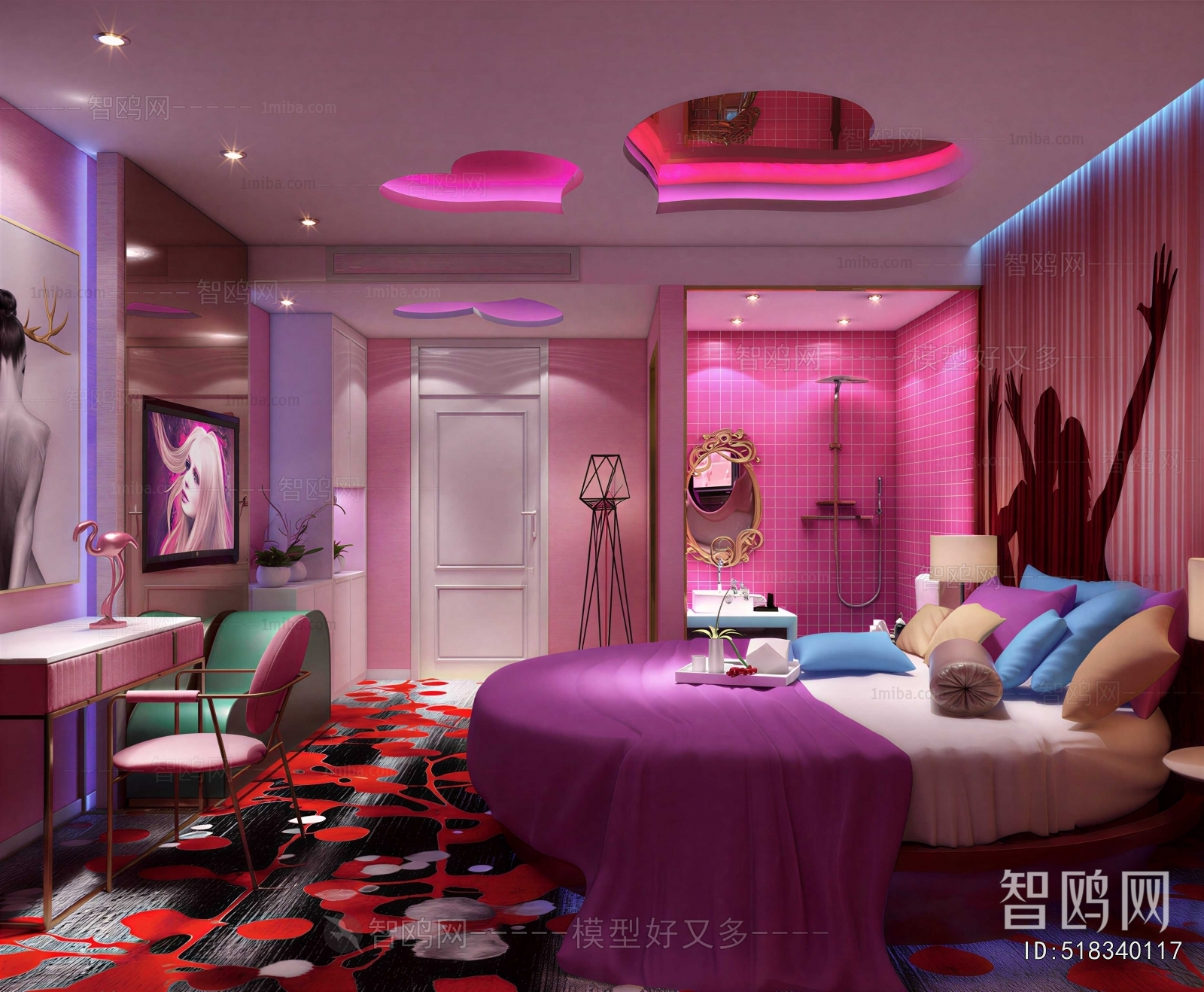Modern Guest Room