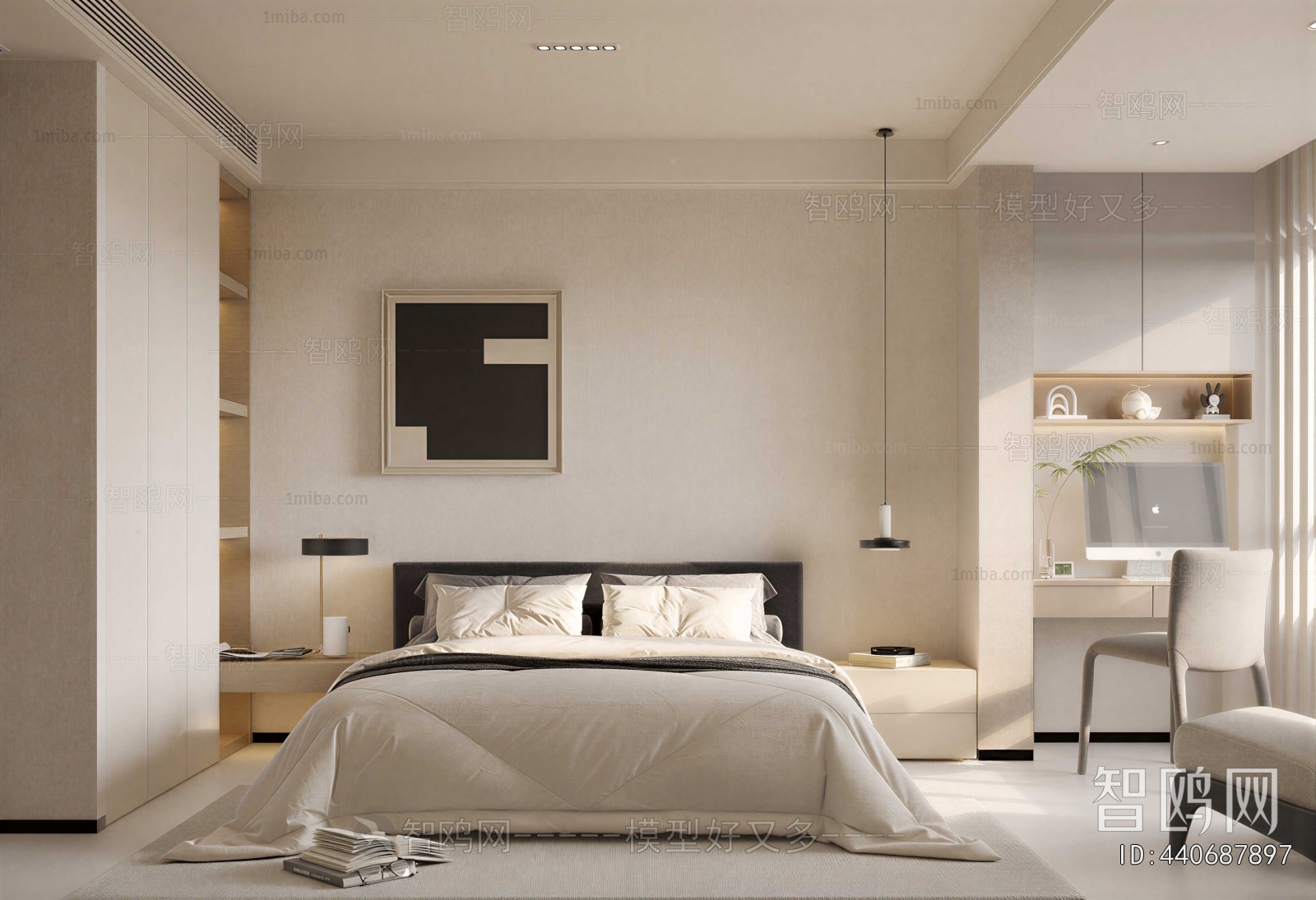 New Chinese Style Bedroom
