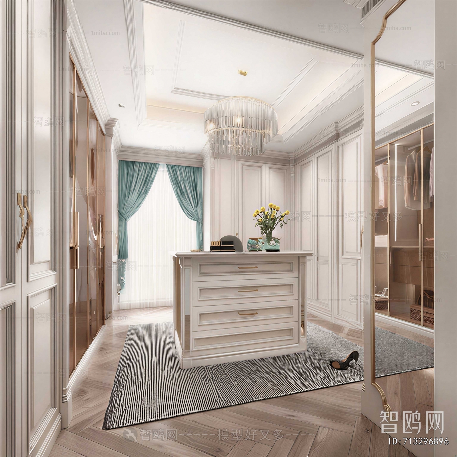 Modern Clothes Storage Area