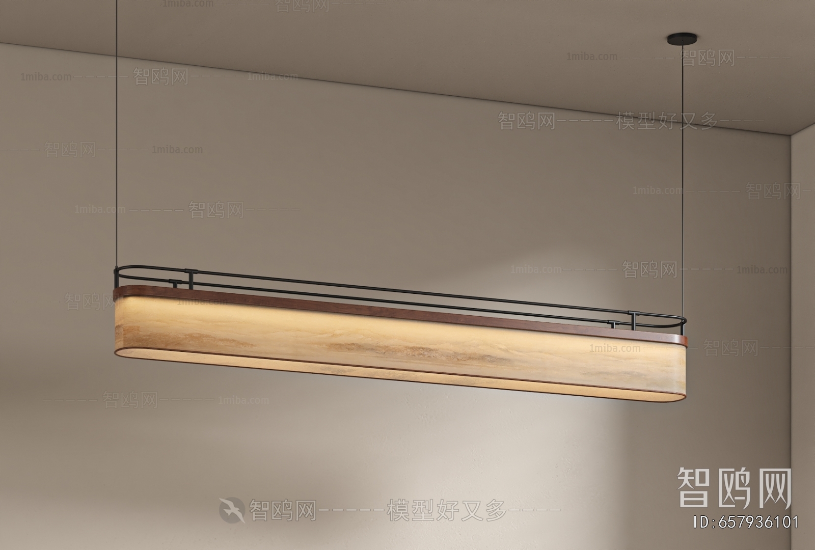 Modern Long Chandelier