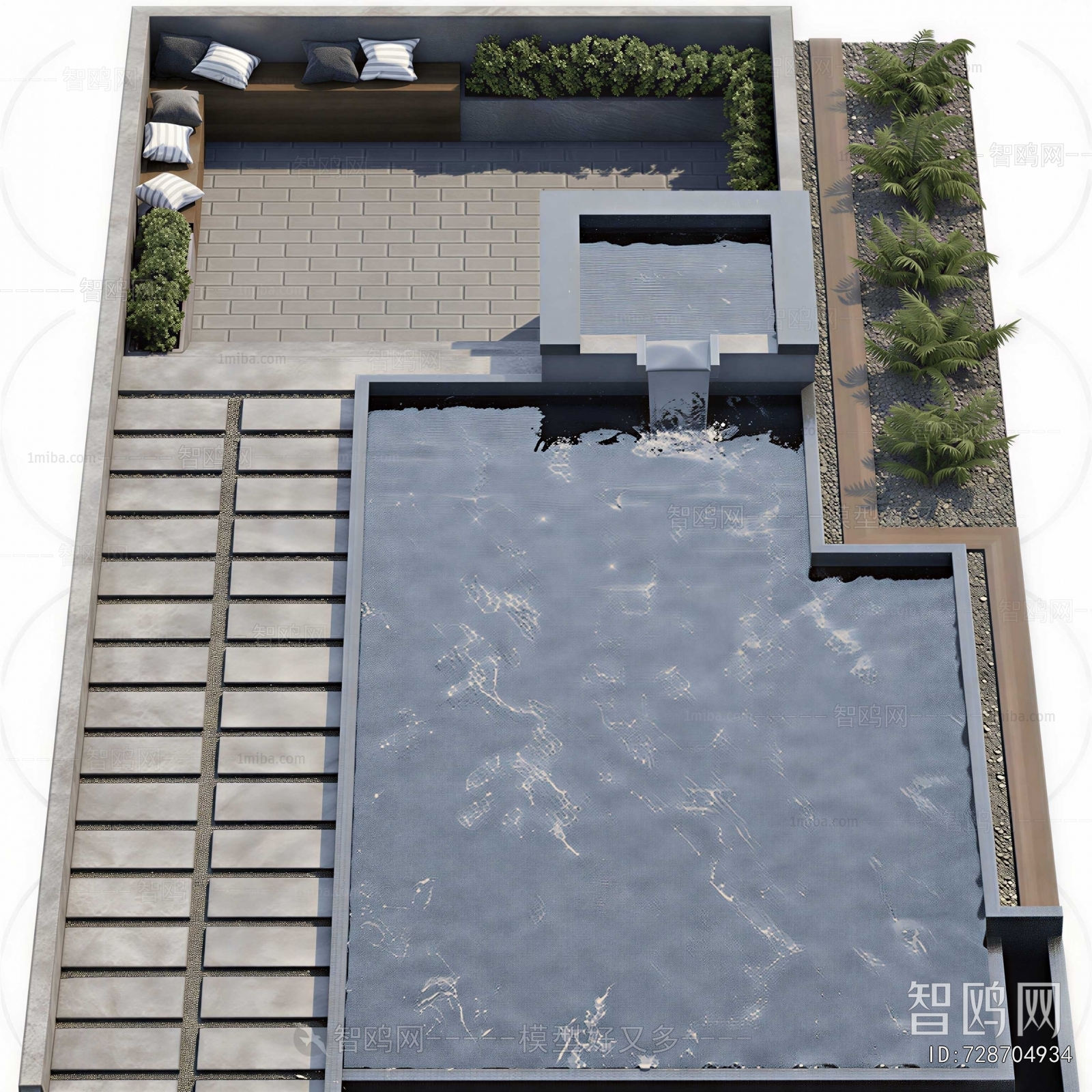 New Chinese Style Courtyard/landscape