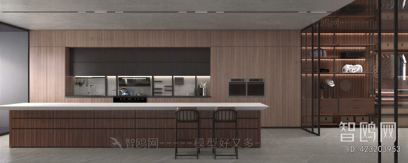 Modern Open Kitchen