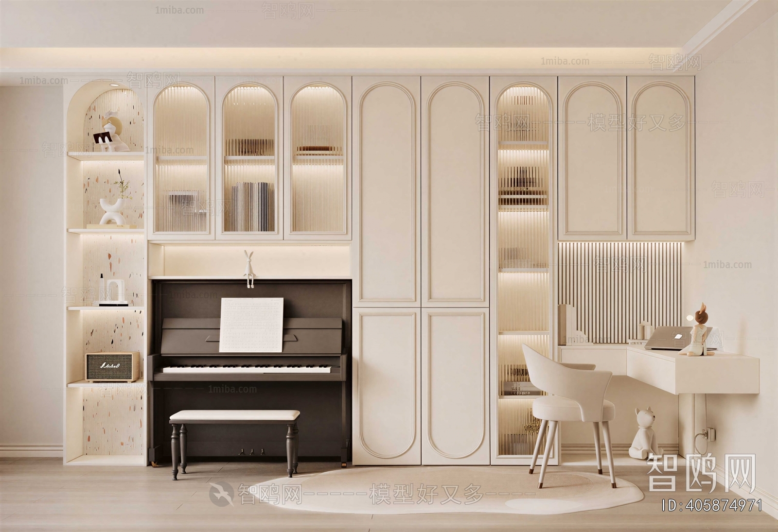 French Style Study Space