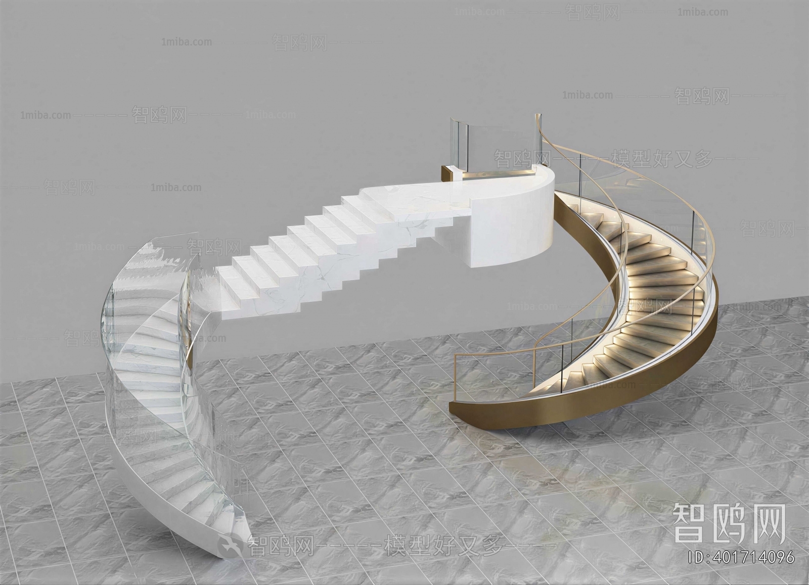 Modern Rotating Staircase
