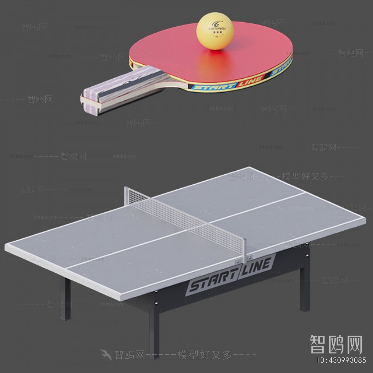 Modern Table-tennis Table