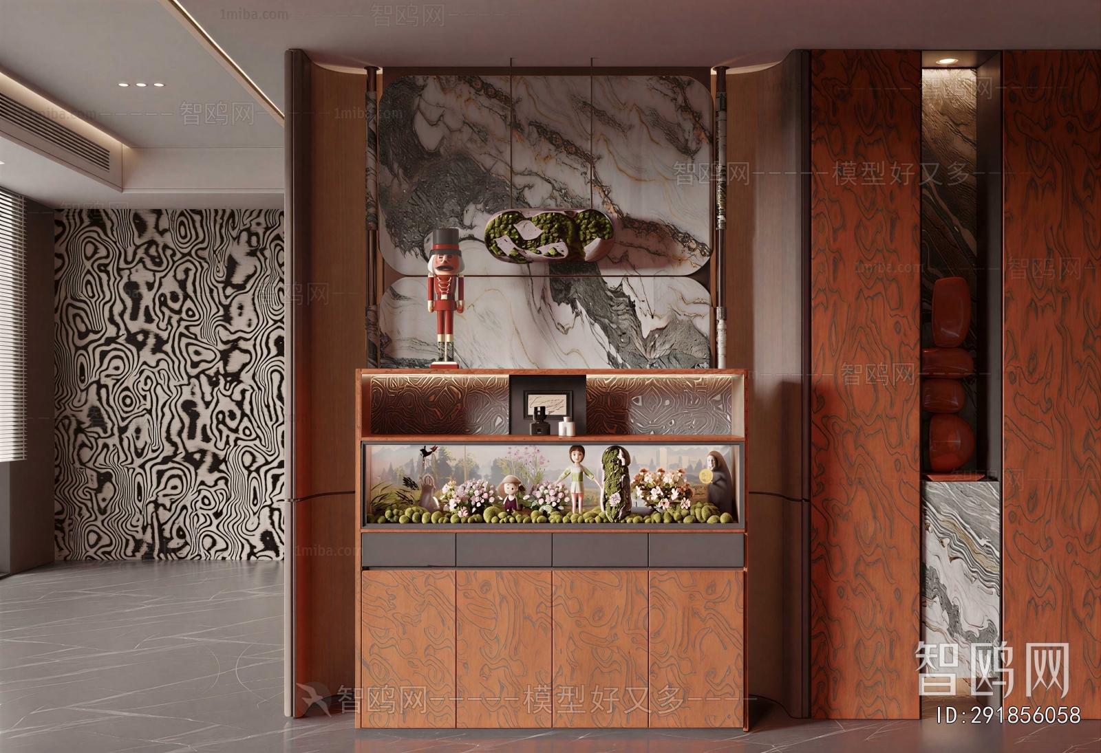 Modern Entrance Cabinet