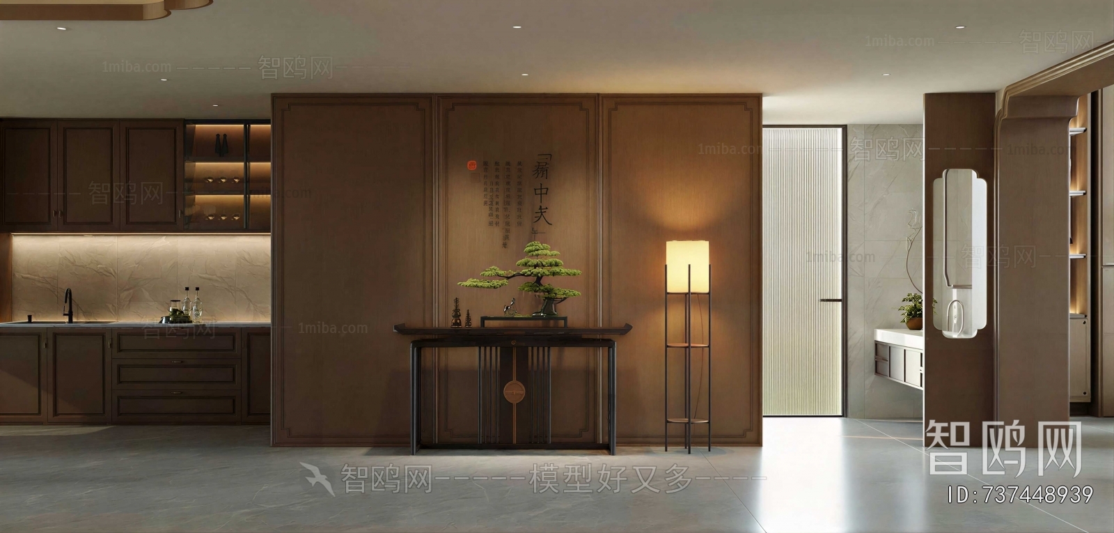 New Chinese Style Hallway