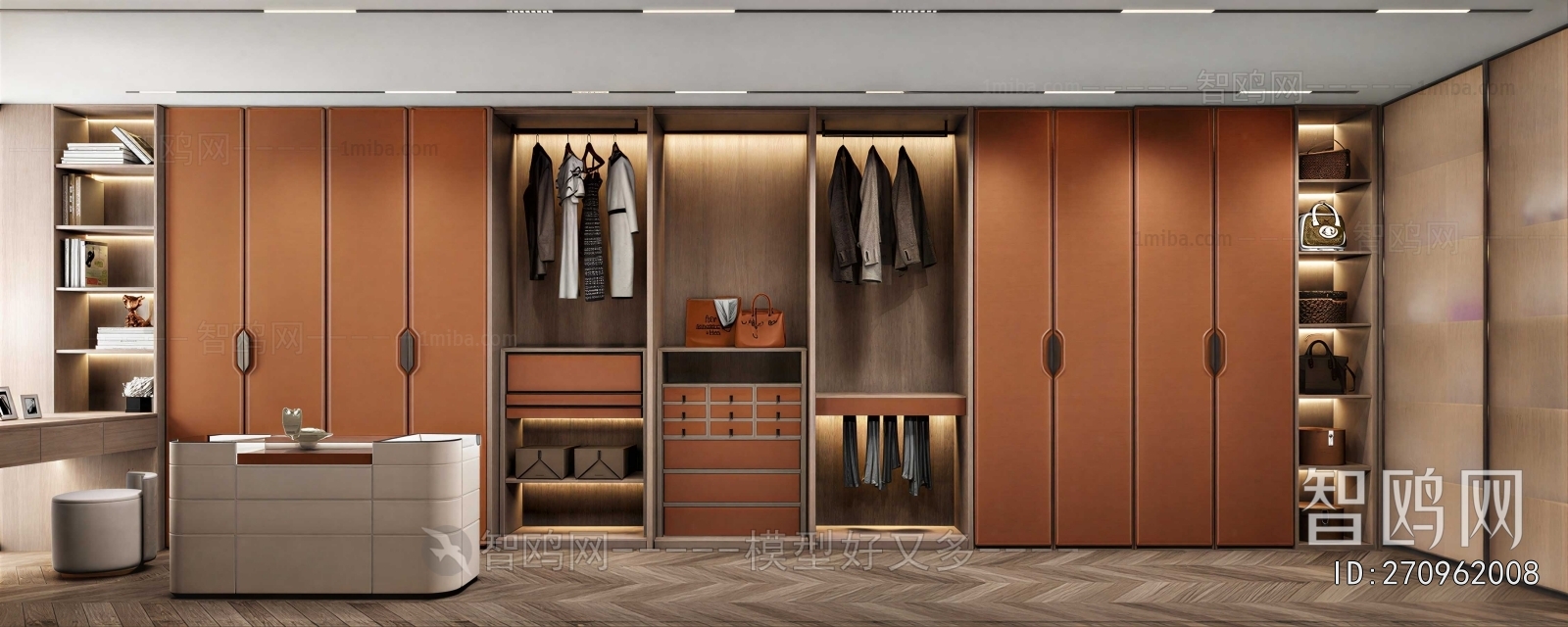 Modern Clothes Storage Area