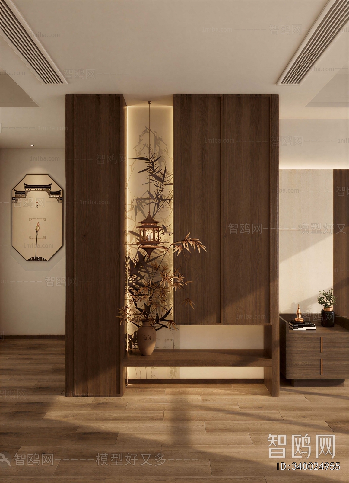 New Chinese Style Hallway