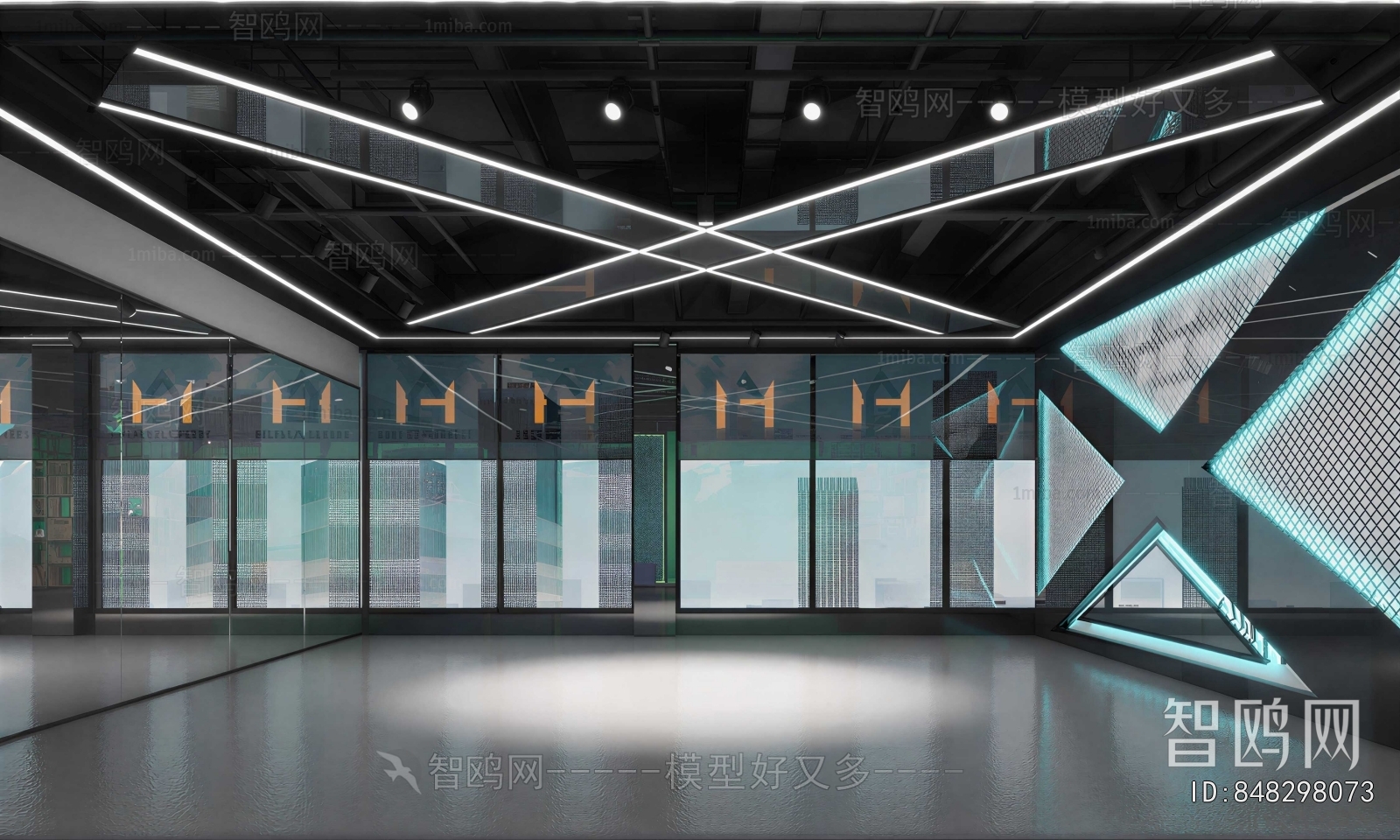 Modern Office Reception Desk