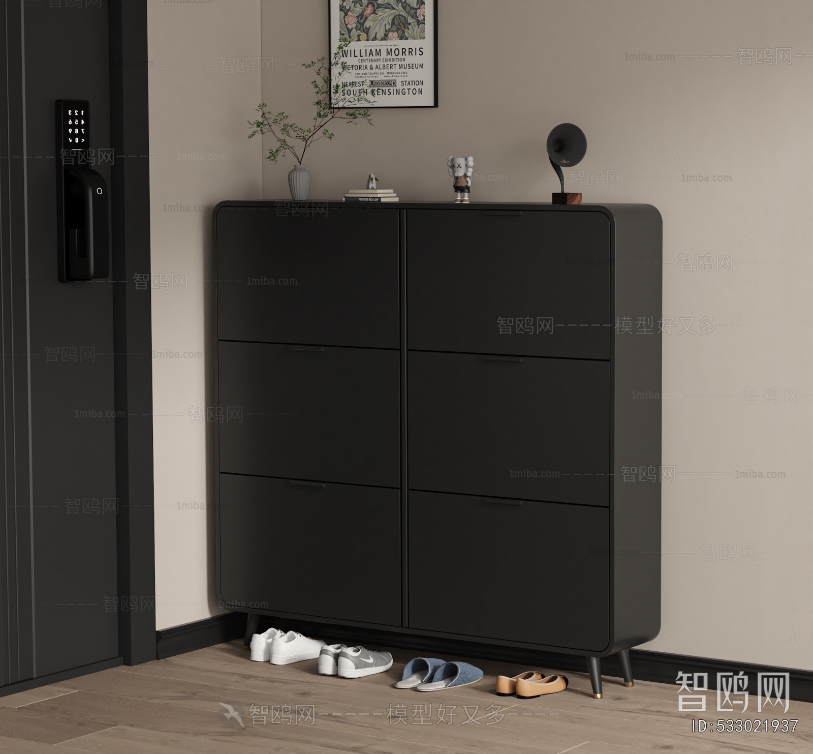 Modern Shoe Cabinet