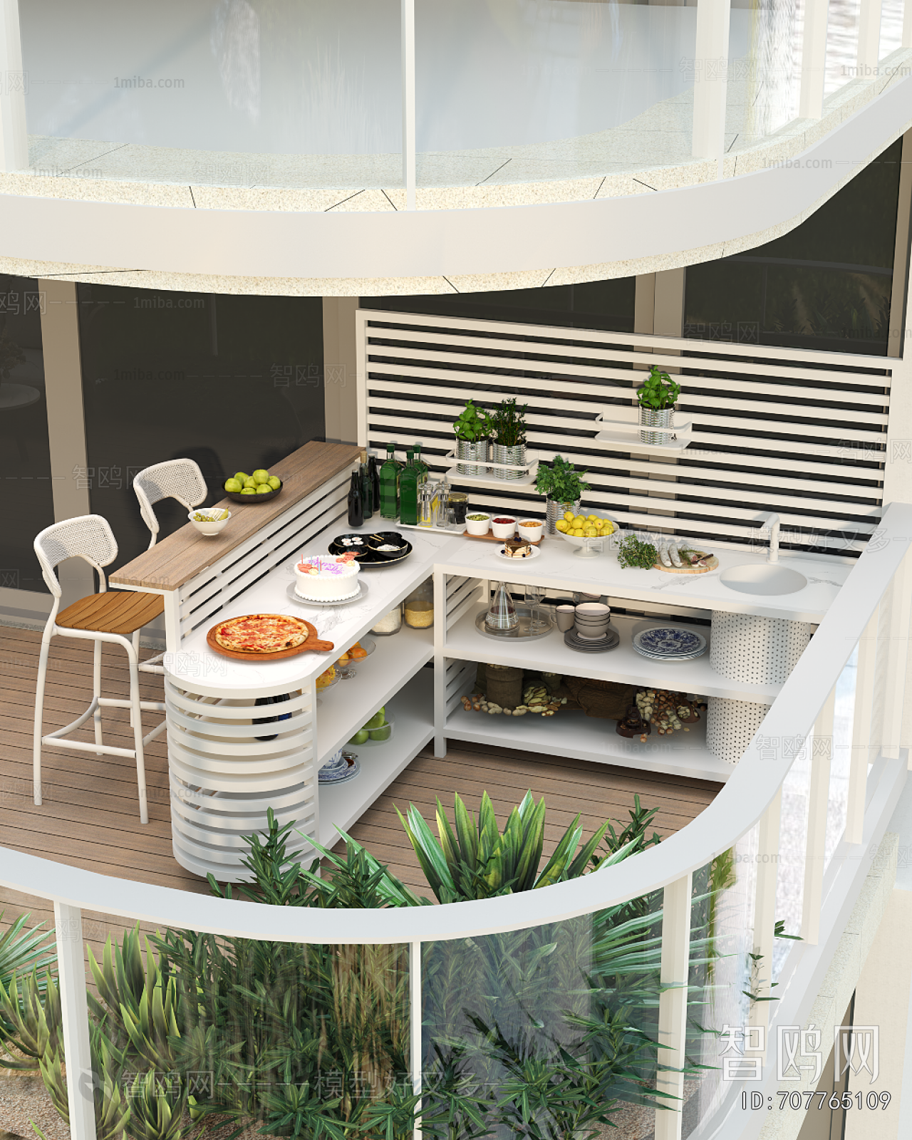 Modern Leisure Balcony