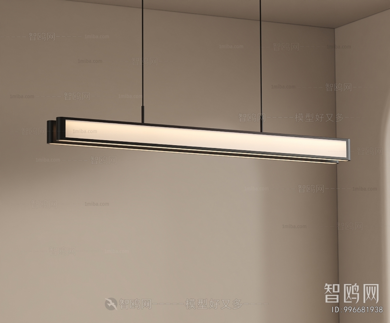 Modern Long Chandelier