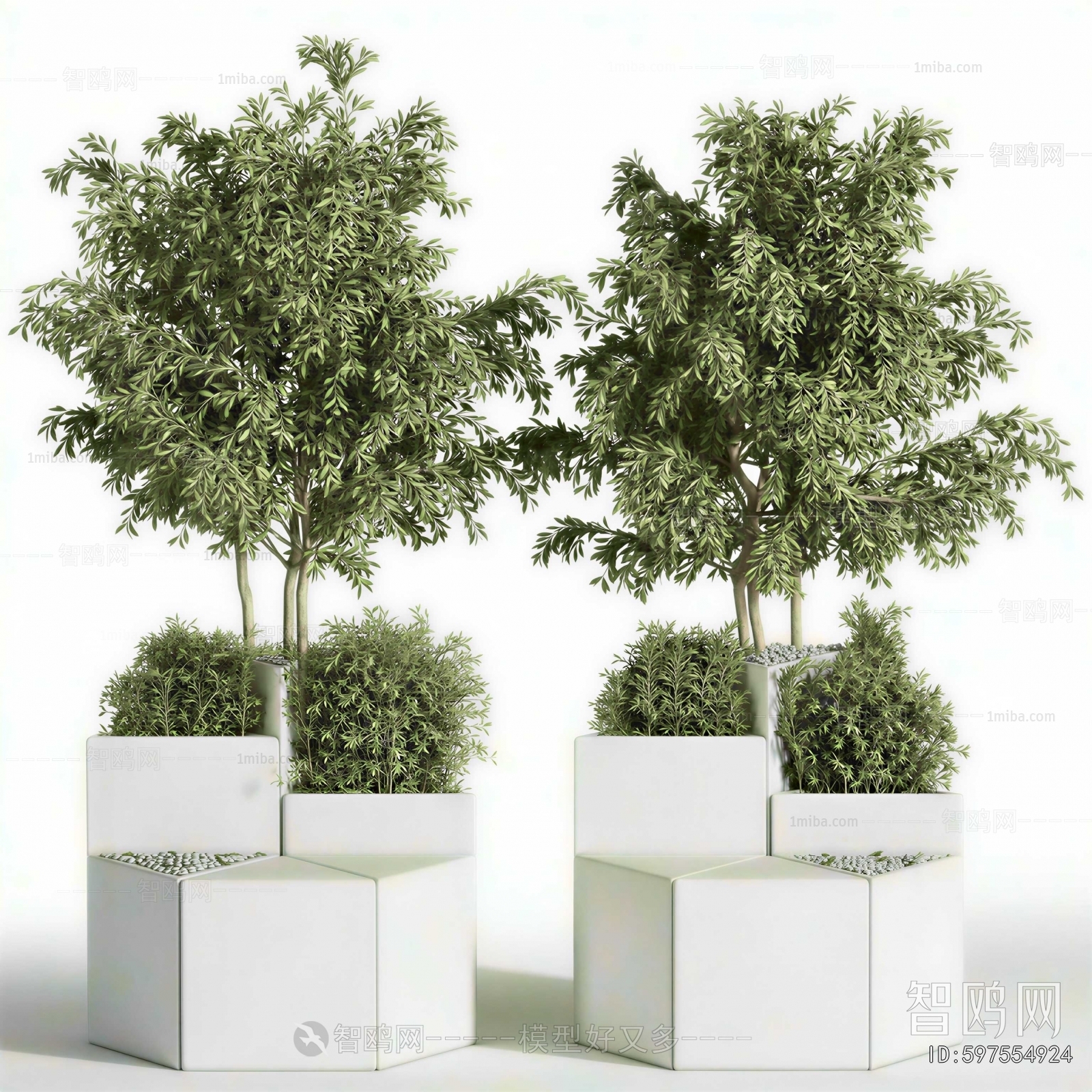 Modern Flower Bed, Flower Bowl, Flower Box